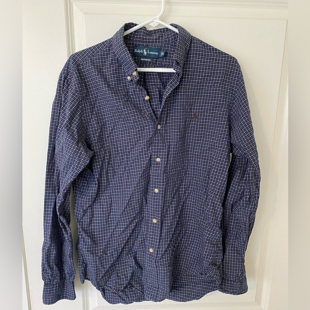 Gingham polo Ralph Lauren shirt